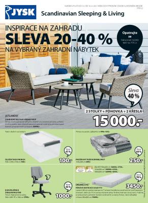 akční leták Jysk 3.6.2021-16.6.2021