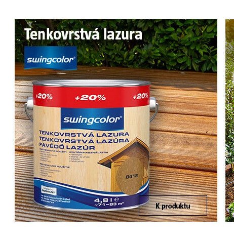 swingcolor Tenkovrstvá lazura