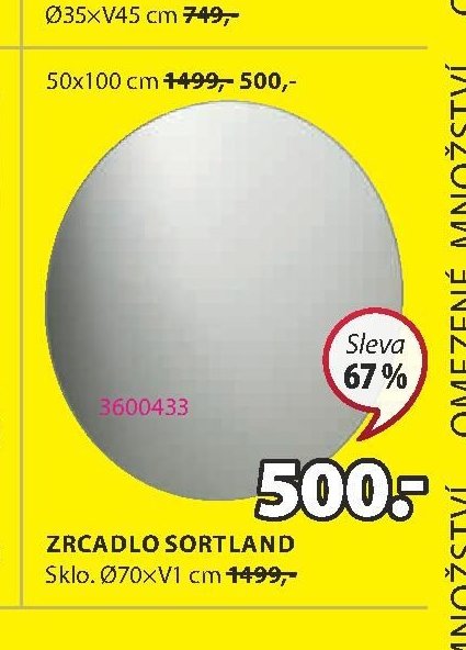 ZRCADLO SORTLAND