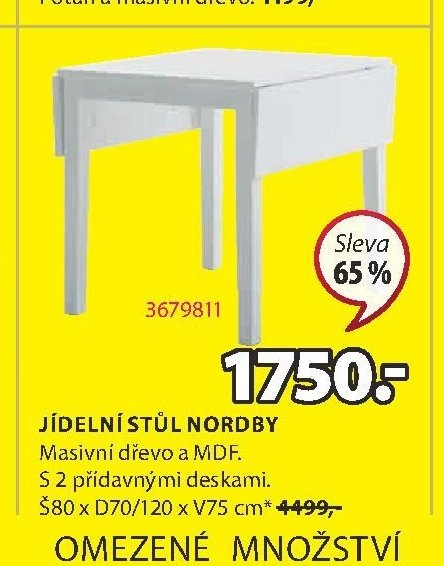 JÍDELNÍ STŮL NORDBY