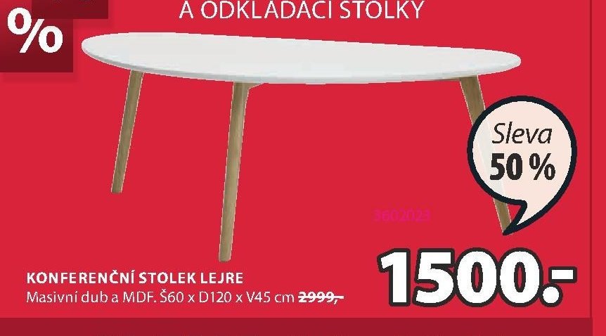 Konferenční stolek LEJRE