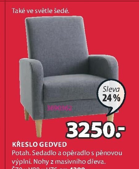 Křeslo GEDVED