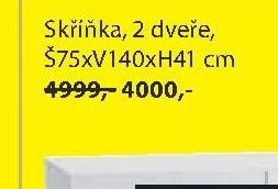 Skříňka, 2 dveře