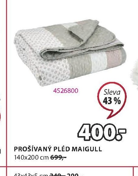 PROŠÍVANÝ PLÉD MAIGULL