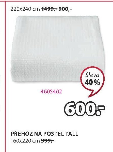PŘEHOZ NA POSTEL TALL