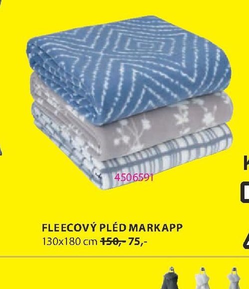FLEECOVÝ PLÉD MARKAPP