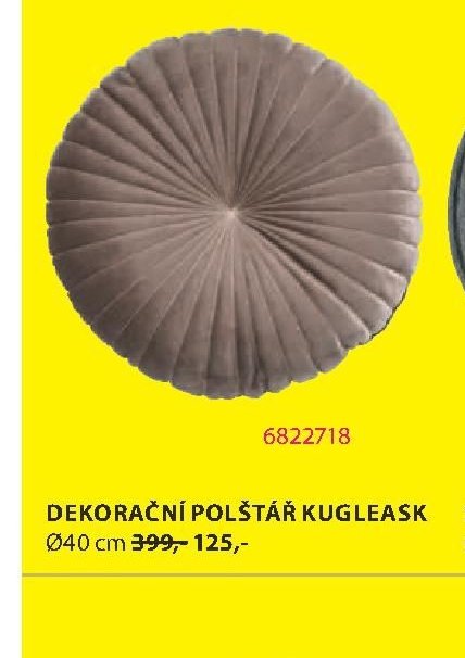 DEKORAČNÍ POLŠTÁŘ KUGLEASK
