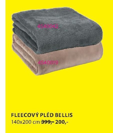 FLEECOVÝ PLÉD BELLIS