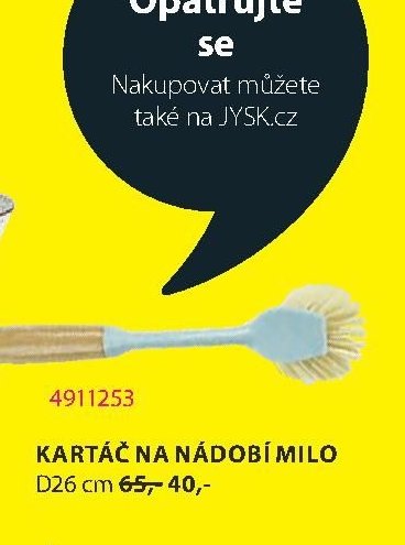 KARTÁČ NA NÁDOBÍ MILO