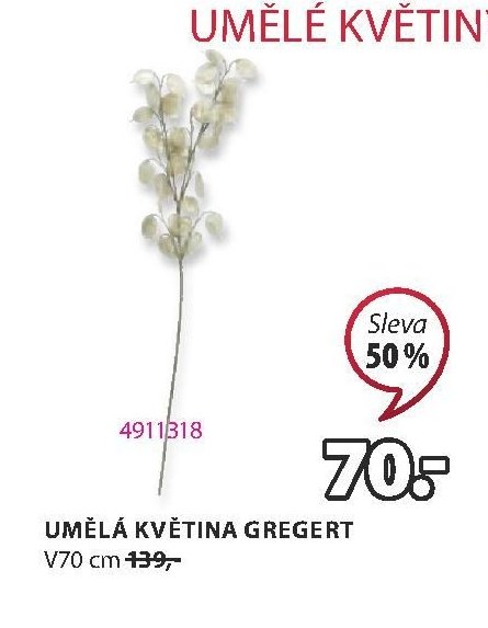 UMĚLÁ KVĚTINA GREGERT