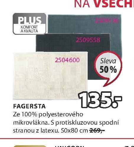 FAGERSTA předložka