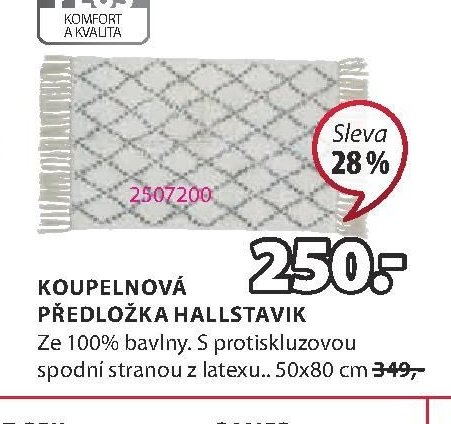 Koupelnová předložka HALLSTAVIK
