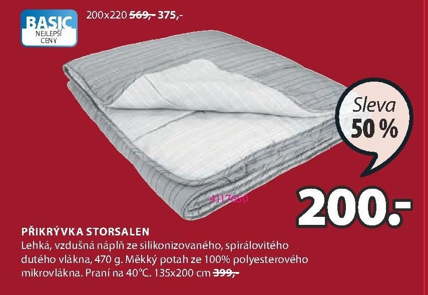 PŘIKRÝVKA STORSALEN