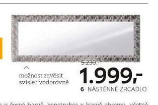 6 Nástěnné zrcadlo