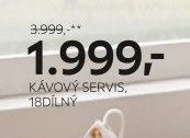Kávový servis, 18dílný