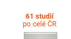 61 studií po celé ČR