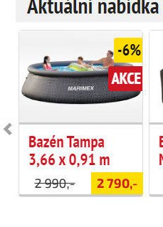 Bazén Tampa 3,66 x 0,91 m