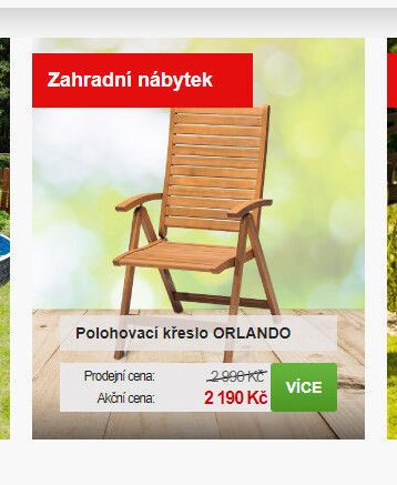 Polohovací křeslo ORLANDO