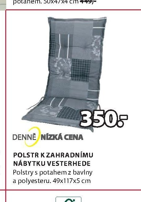Polstr k zahradnímu nábytku VESTERHEDE
