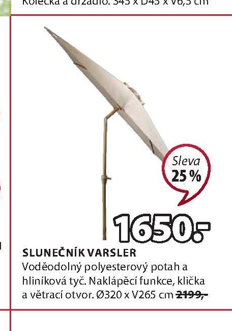 Slunečník VARSLER