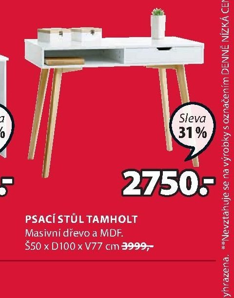Psací stůl TAMHOLT