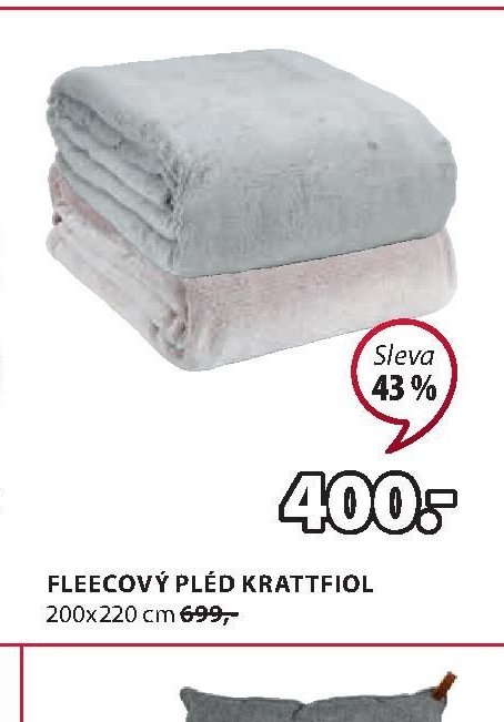 FLEECOVÝ PLÉD KRATTFIOL