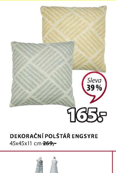 DEKORAČNÍ POLŠTÁŘ ENGSYRE