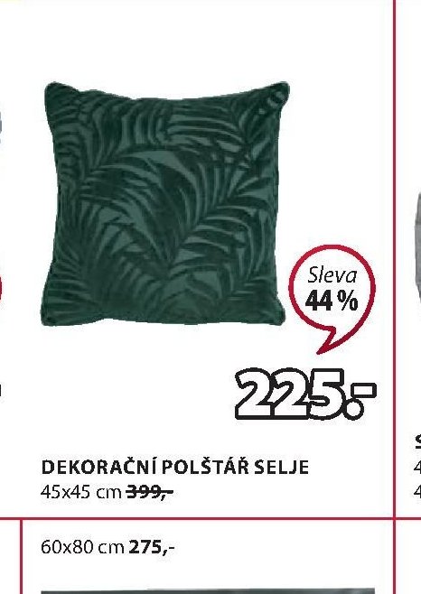 DEKORAČNÍ POLŠTÁŘ SELJE
