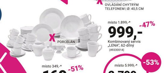 Kombinovaný servis LENA, 62-dílný