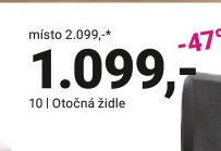 10 | Otočná židle