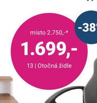 13 | Otočná židle