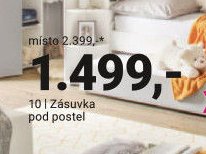 Zásuvka pod postel