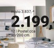 Postel cca 90/200 cm
