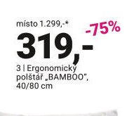 Ergonomický polštář BAMBOO