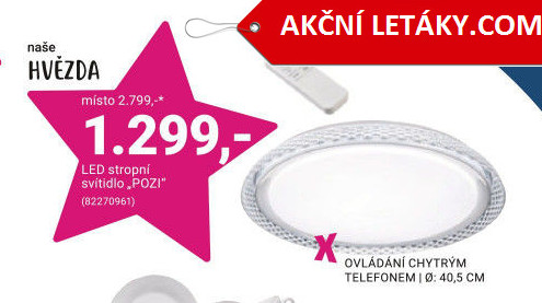 LED STROPNÍ SVÍTIDLO „POZI“