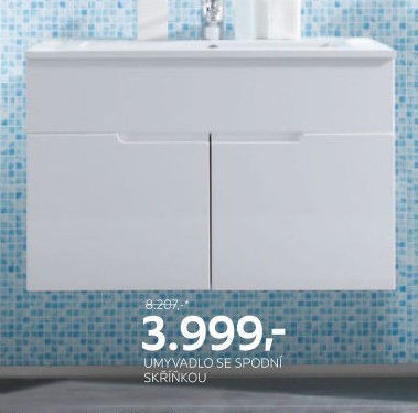 Umyvadlo se spodní skříňkou