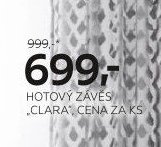 HOTOVÝ ZÁVĚS CLARA