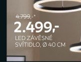 LED ZÁVĚSNÉ SVÍTIDLO 40 CM