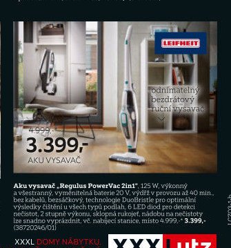 Aku vysavač „Regulus PowerVac 2in1“