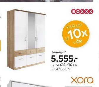 5 Skříň, šířka cca 136 cm