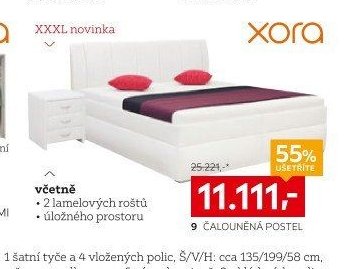 9 Čalouněná postel