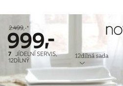 Jídelní servis, 12dílný