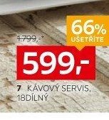 Kávový servis, 18dílný