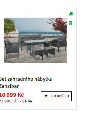 Set zahradního nábytku Zanzibar