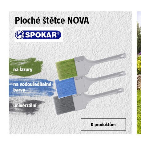 Ploché štětce NOVA