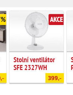 Stolní ventilátor SFE 2327WH