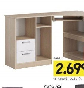 Rohový psací stůl