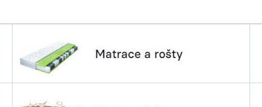 Matrace a rošty