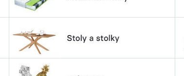 Stoly a stolky