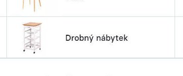 Drobný nábytek